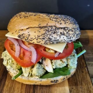 Chicken and Salad Burger
